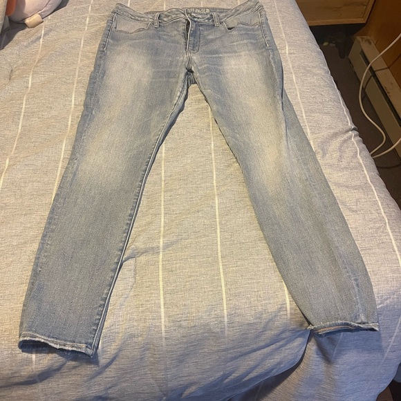 American Eagle blue jean jeggings size 14 - Picture 1 of 1